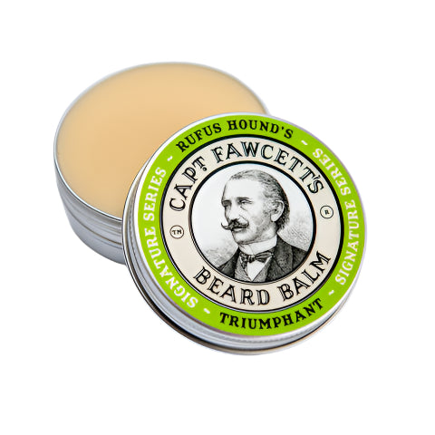 Captain Fawcett Triumphant Beard Balm 60ml Aluminium Tin With Signature Scent