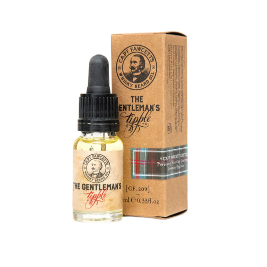Captain Fawcett Whisky Beard Oil 10ml Travel Size In Glass Bottle